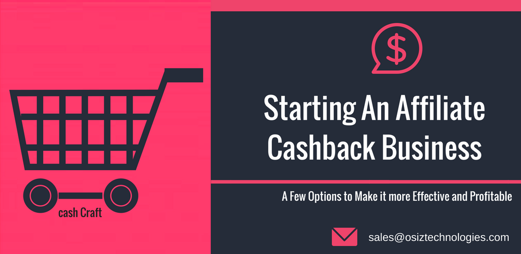 Starting An Affiliate Cashback Business A Few Options to Make it More Effective and Profitable