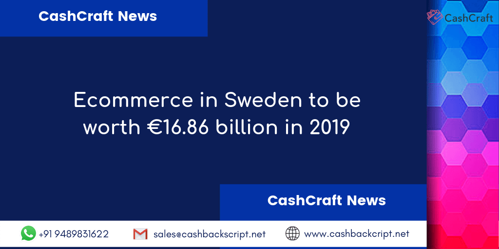 The next big thing is eCommerce in Sweden to be worth €16.86 billion in 2019