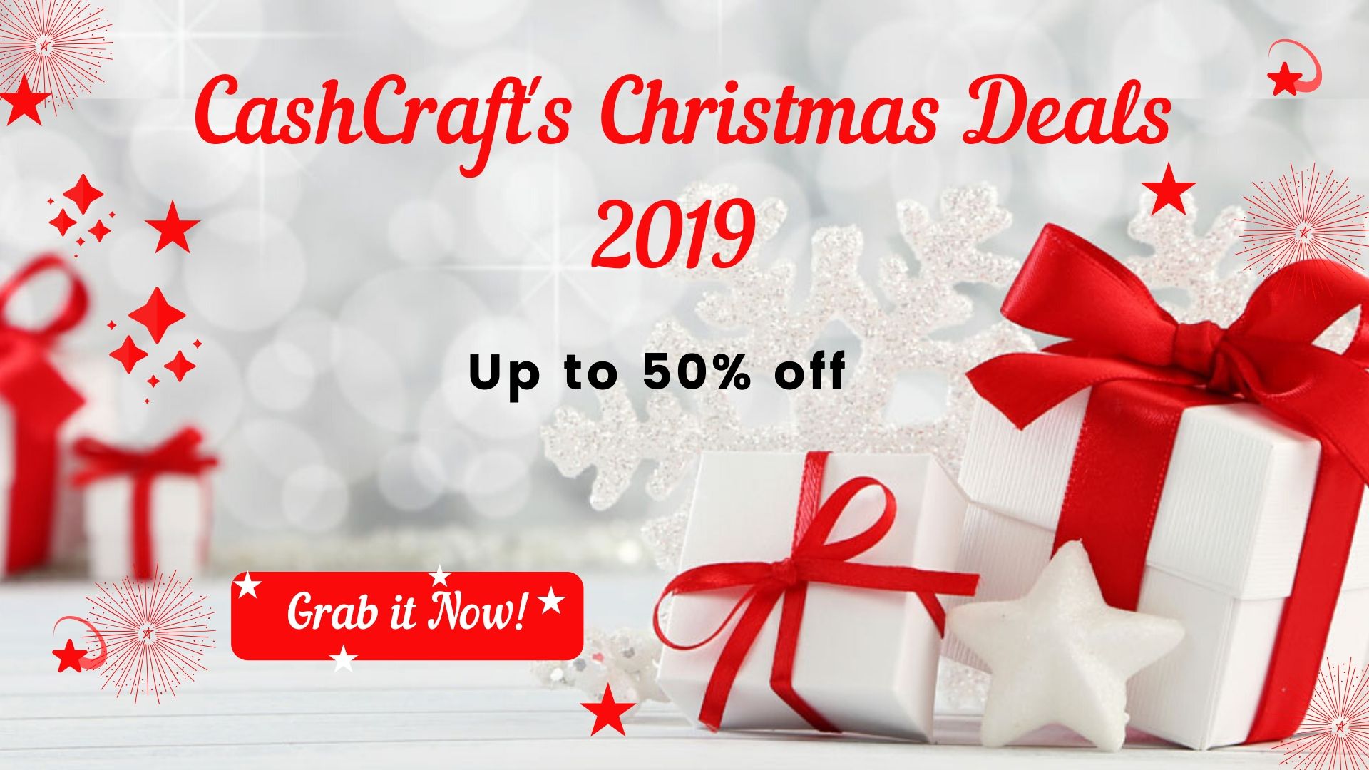 CashCraft's Christmas Deals 2019 | Up to 50% off on Cashback Web & App Development
